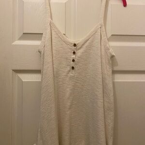 NEW Cream American Eagle Tank Top Small Girly